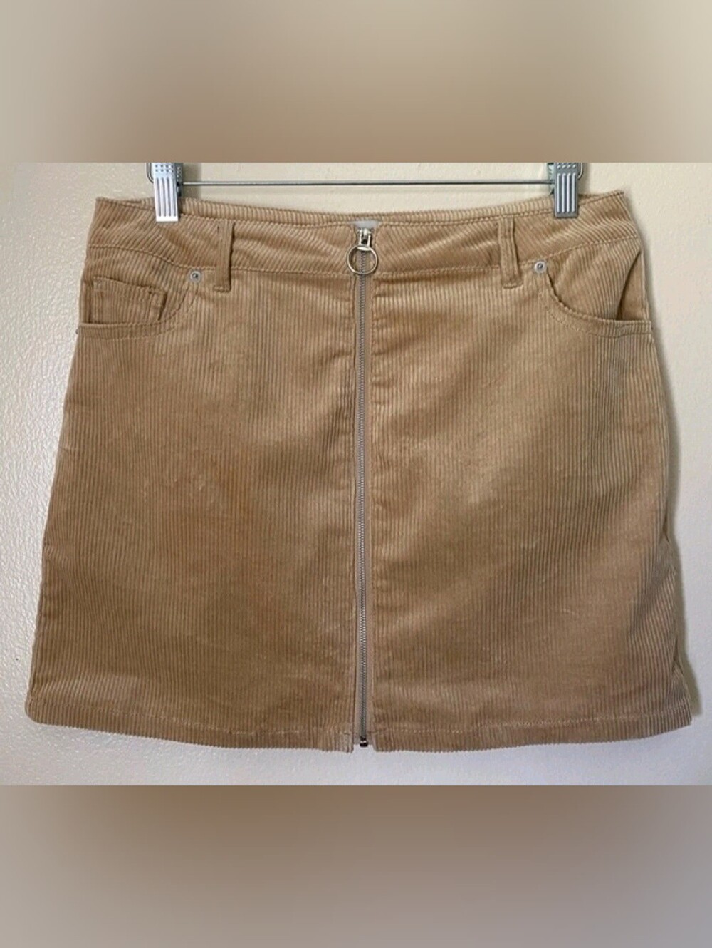 Love Tree Soft Corduroy Zip Front Mini NWT XL